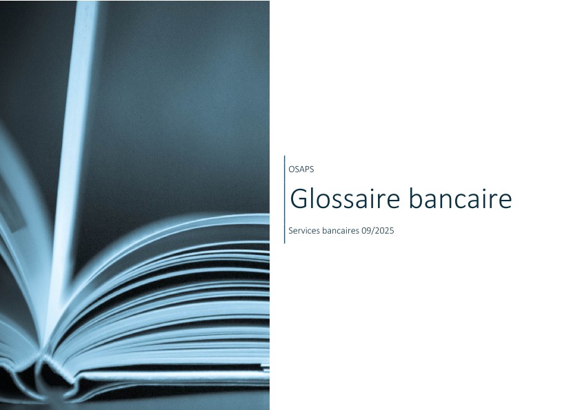 Glossaire bancaire
